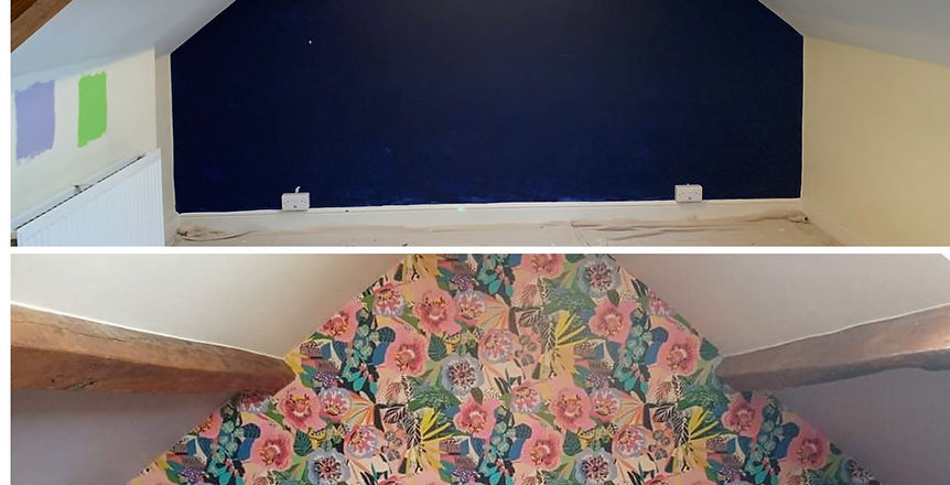 Color consultation tools displayed by a painting service in Gloucester